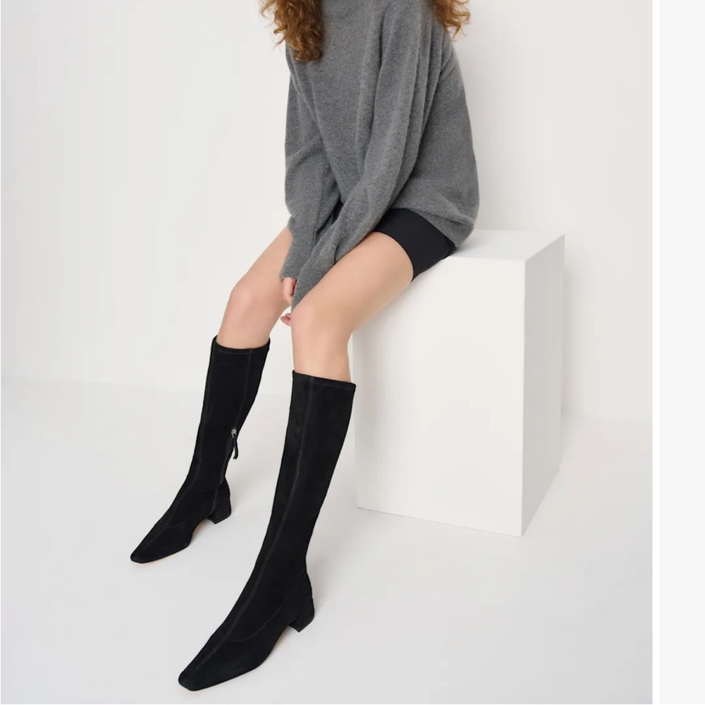 Reformation Black Heeled Boots
